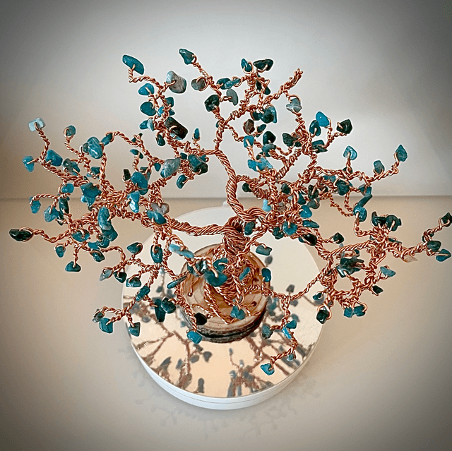 Arbre Apatite Bleue