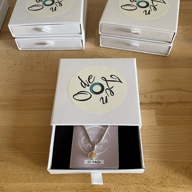 Collier « Lune Solitaire »